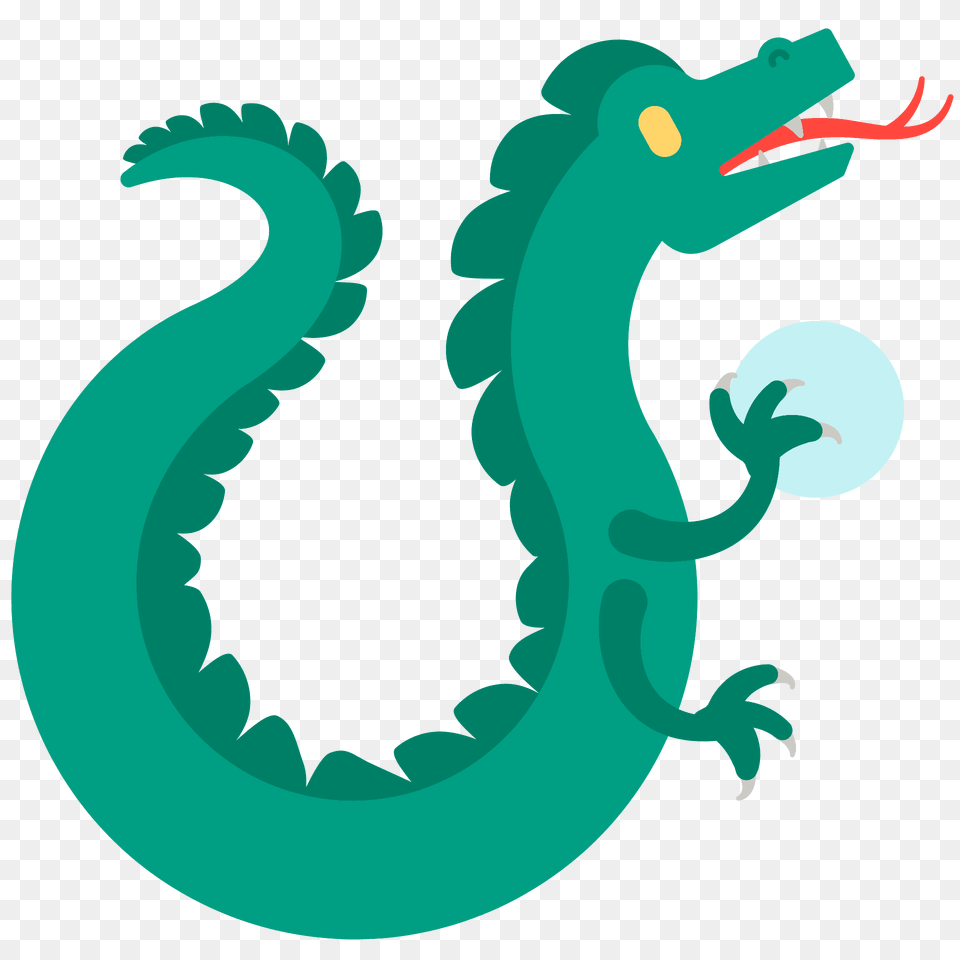 Dragon Emoji Clipart, Animal Free Png