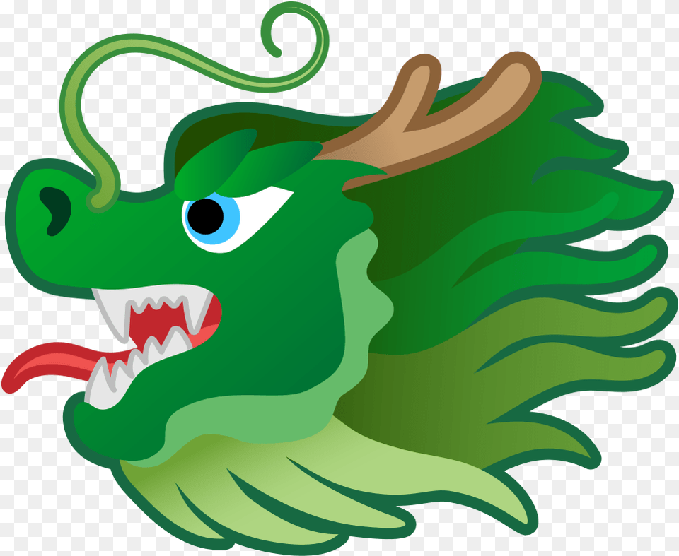 Dragon Face Icon Noto Emoji Animals Nature Iconset Google Emoji De Dragon, Green, Dynamite, Weapon Free Png Download