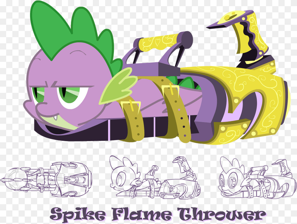 Dragon Flamethrower Hilarious In Hindsight Cycle Of A Bean Plant, Purple, Bulldozer, Machine, Art Free Transparent Png