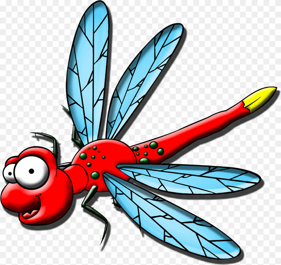 Dragon Fly Clipart Cartoon Dragonfly, Animal, Invertebrate, Insect, Wasp Png Image
