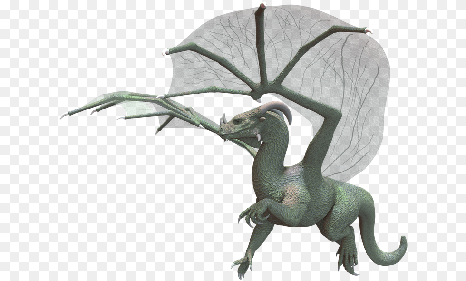 Dragon Fly Figure Pose Fantasy Digital Art Dragon, Animal, Dinosaur, Reptile Free Transparent Png