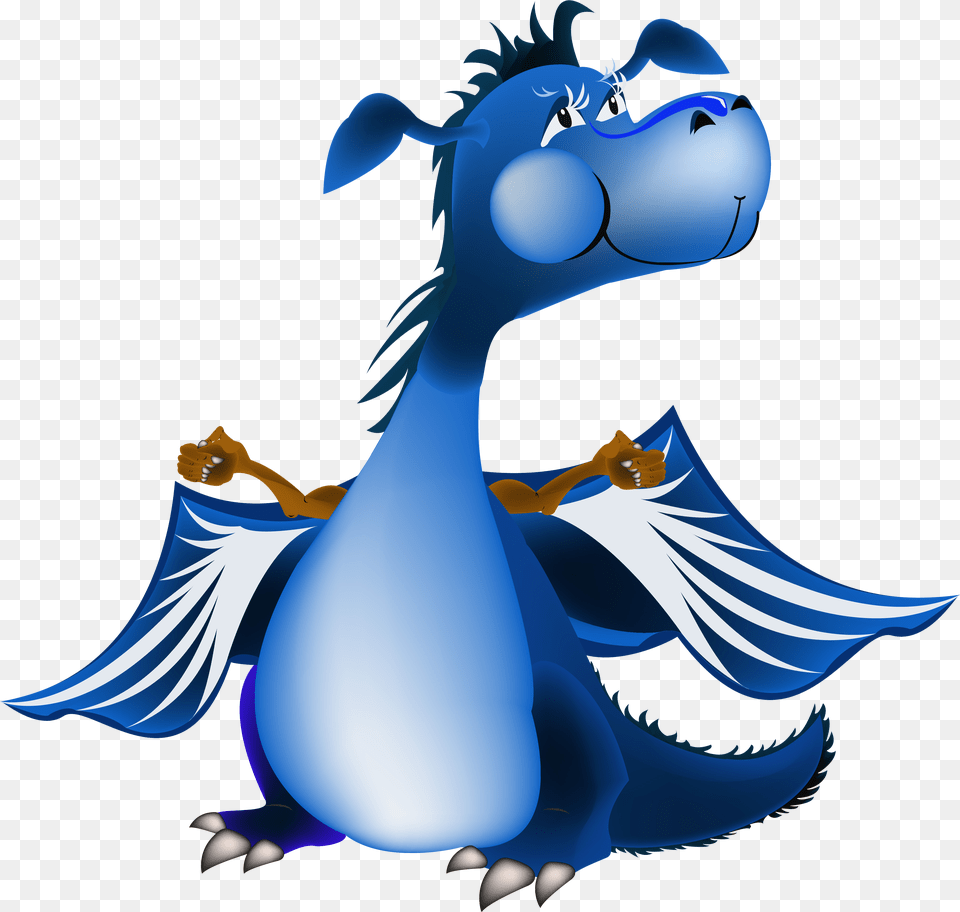 Dragon Free Cartoon Dragon Blue Clipart Full Size Blue Dragons Logo Funny, Animal, Fish, Sea Life, Shark Png