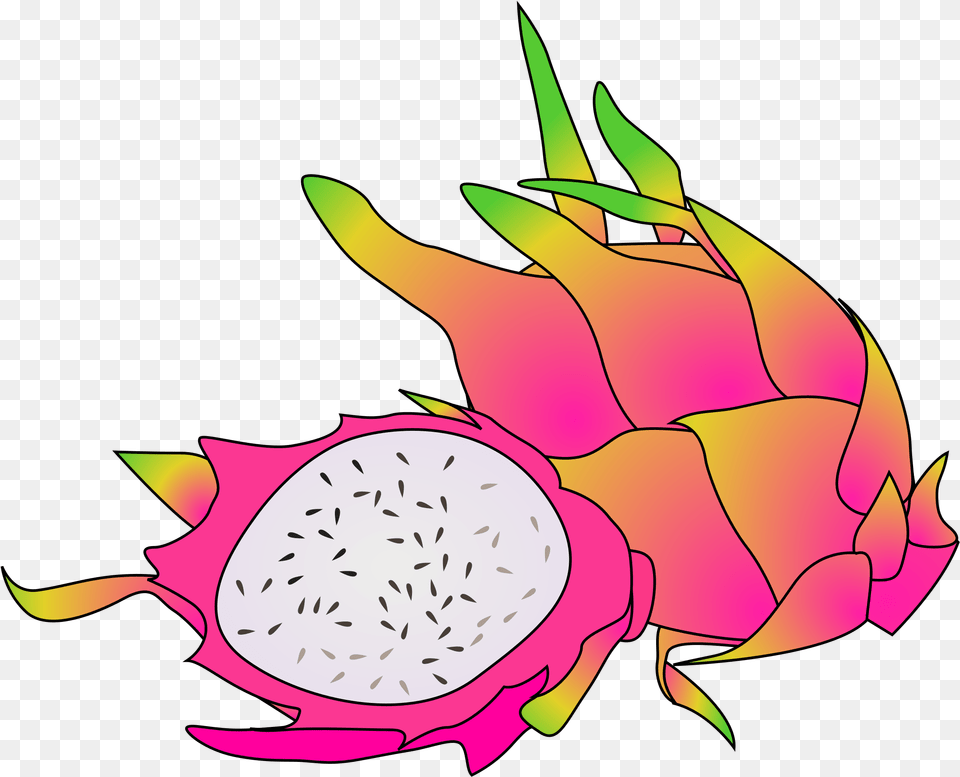 Dragon Fruit Clipart, Food, Plant, Produce, Animal Png Image