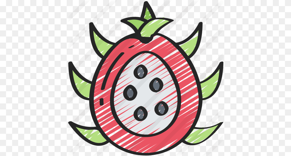 Dragon Fruit Food Icons Clip Art, Berry, Strawberry, Produce, Plant Png Image