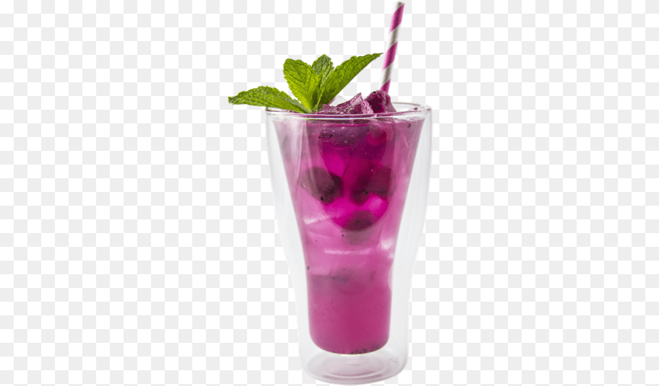 Dragon Fruit Juice Transparent, Alcohol, Beverage, Cocktail, Herbs Png Image