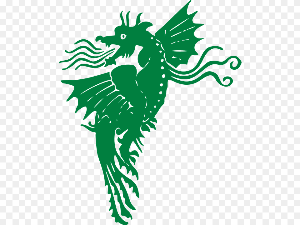 Dragon Green Flying Fire Tattoo Tattoo Free Png