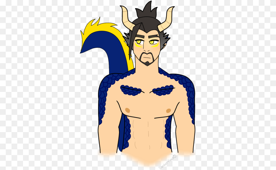 Dragon Hanzo Explore Tumblr Posts And Blogs Tumgir Cartoon, Person, Face, Head, Art Free Png Download