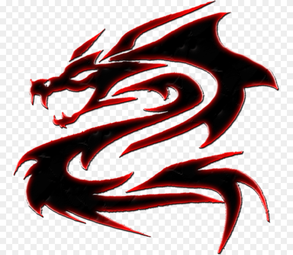 Dragon Head Black And Red Logo Free Image Cool Dragon Logo, Flower, Plant, Rose Png