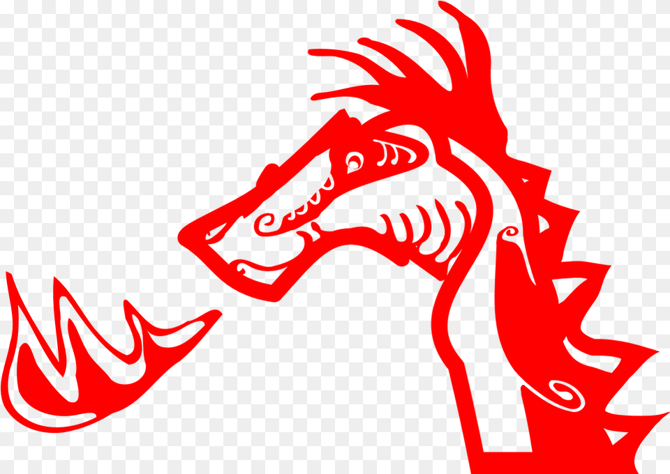 Dragon Head Fire, Adult, Female, Person, Woman Png