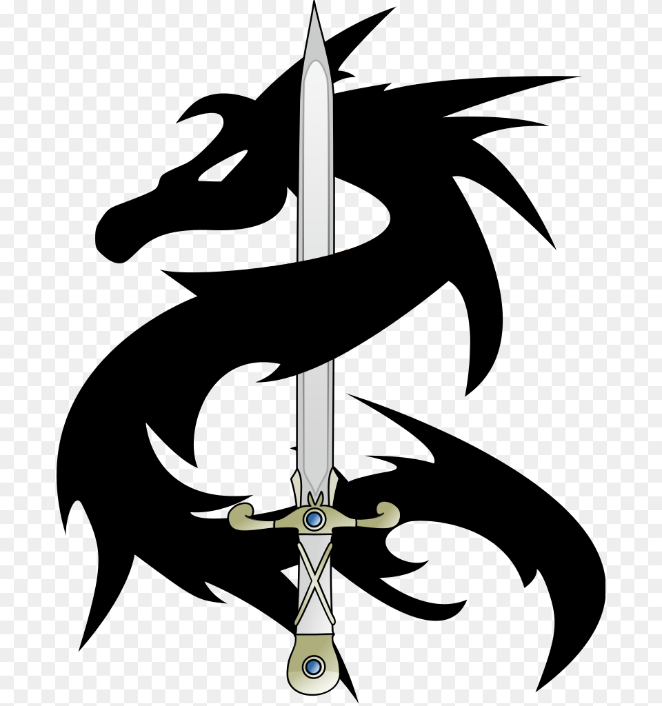 Dragon Icon, Sword, Weapon, Blade, Dagger Png Image