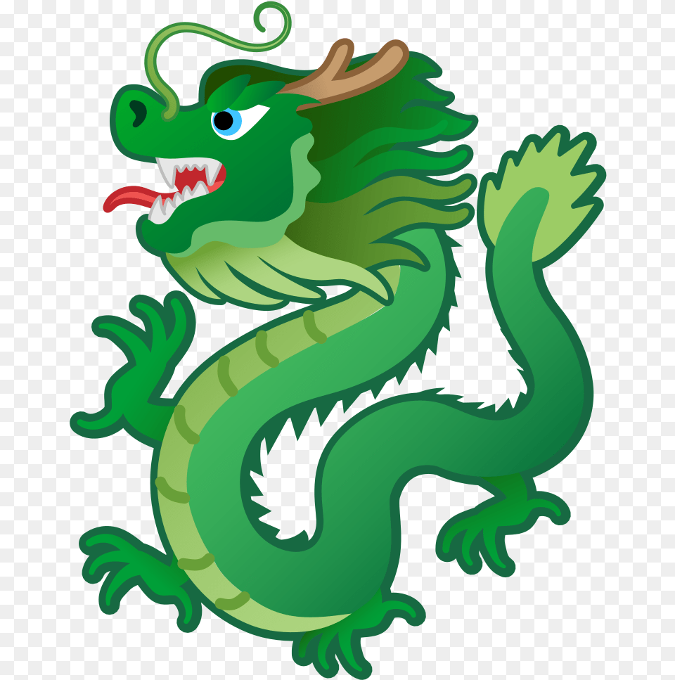 Dragon Icon Chinese Dragon Emoji, Green Free Png Download