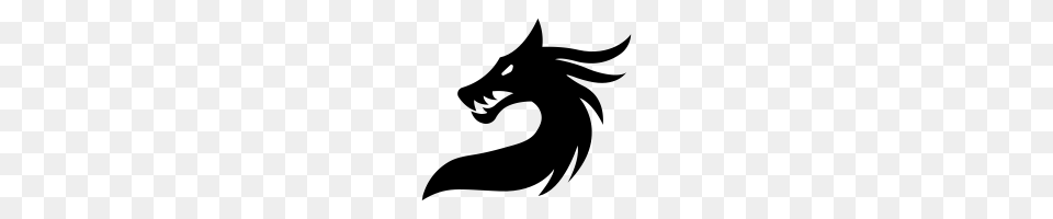 Dragon Icons Noun Project, Gray Free Transparent Png