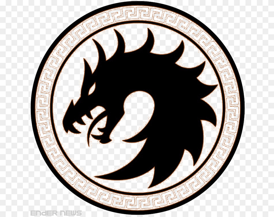 Dragon In Circle Logo Logodix Dragon Army Game, Home Decor, Rug Png Image