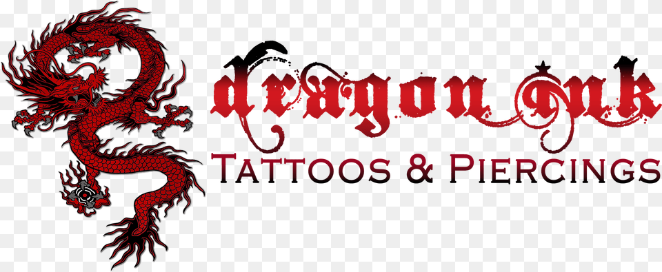 Dragon Ink Tattoos Amp Piercings Inc Graphic Design Png Image