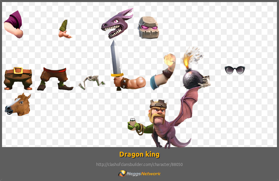 Dragon King Character Clash Of Clans France, Baby, Person, Animal, Horse Free Png Download