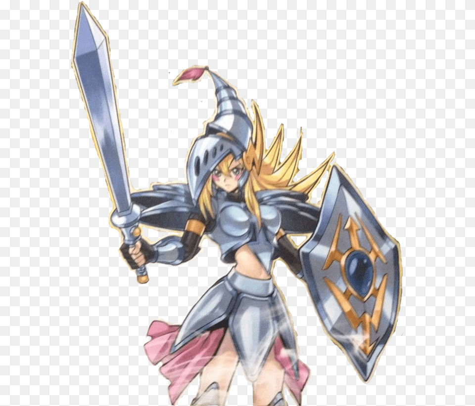 Dragon Knight Dmgdk Black Magician Girl Knight, Adult, Person, Female, Woman Free Png