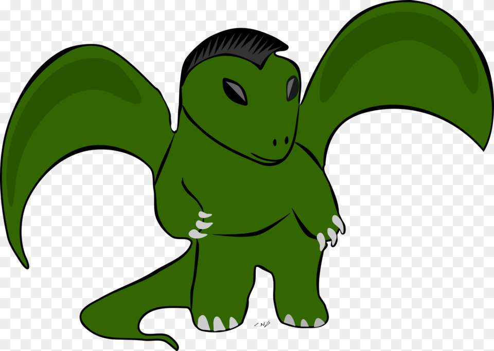 Dragon Leaf Reptile Legendary Creature Cartoon, Green, Baby, Face, Head Free Png Download