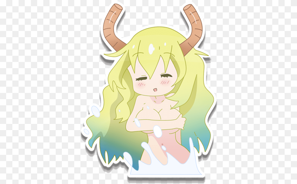 Dragon Maid Lucoa Stickers Book, Comics, Publication, Baby Free Transparent Png