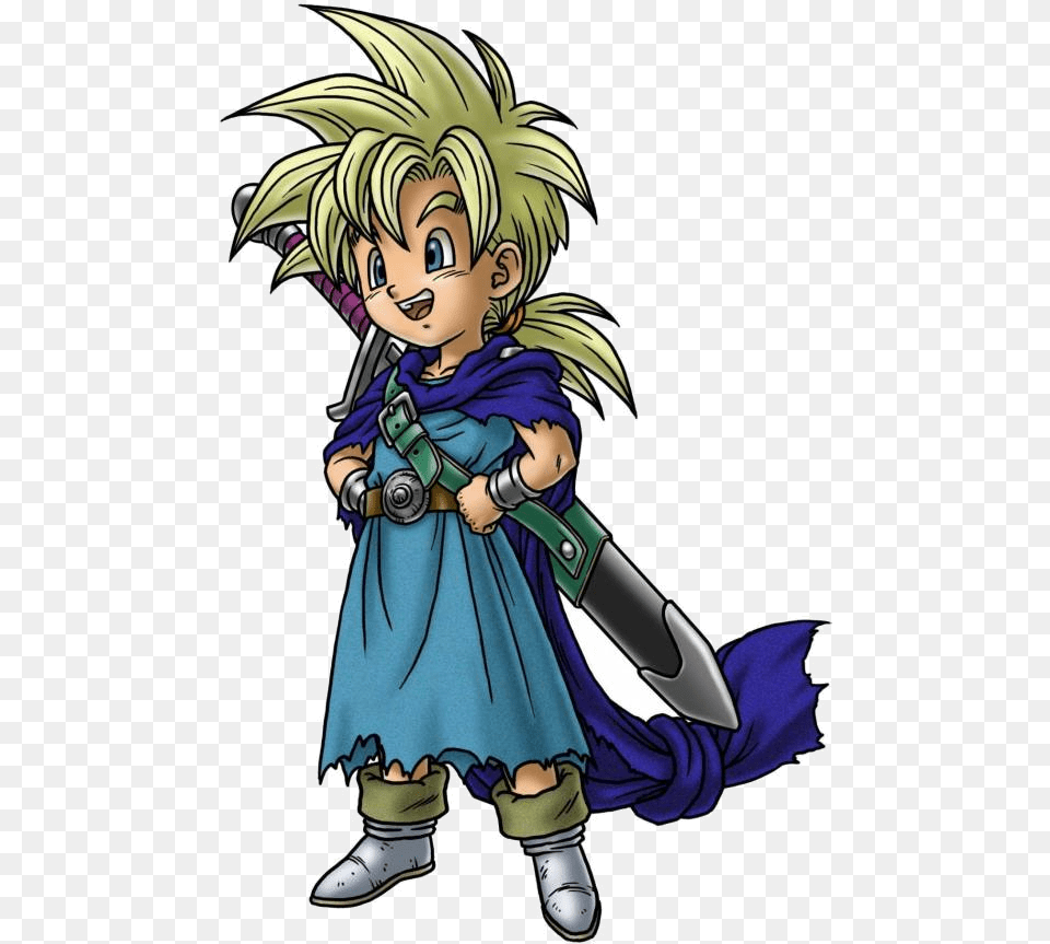 Dragon Quest 5 Main Character, Book, Comics, Publication, Baby Png