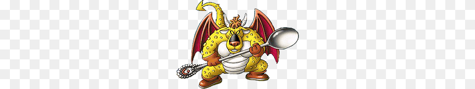 Dragon Quest Dragon Warrior Character Dessert Demon, Cutlery, Spoon, Device, Grass Png
