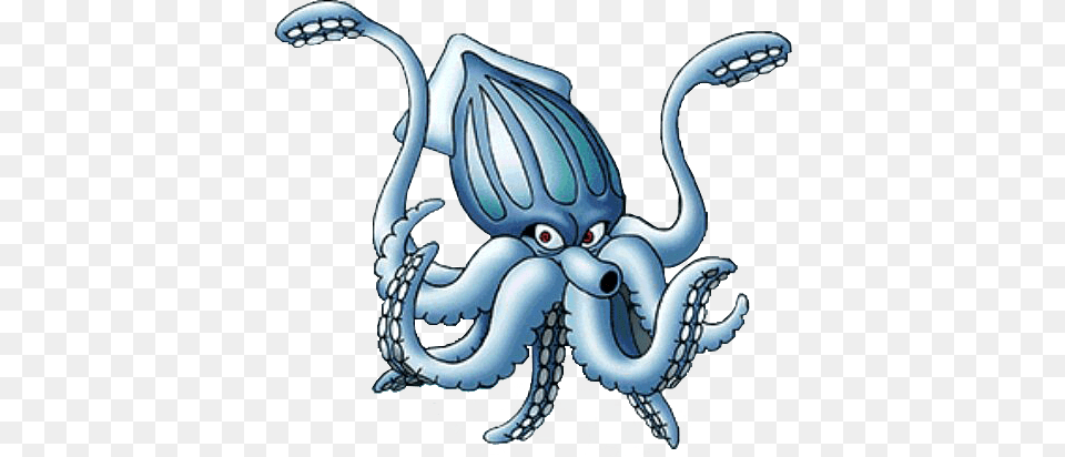 Dragon Quest Dragon Warrior Character King Squid, Animal, Sea Life, Smoke Pipe, Invertebrate Free Png