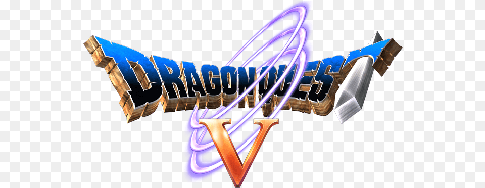 Dragon Quest V Logos Ps2 Dragon Quest V Logo, Emblem, Symbol, Weapon, Festival Png