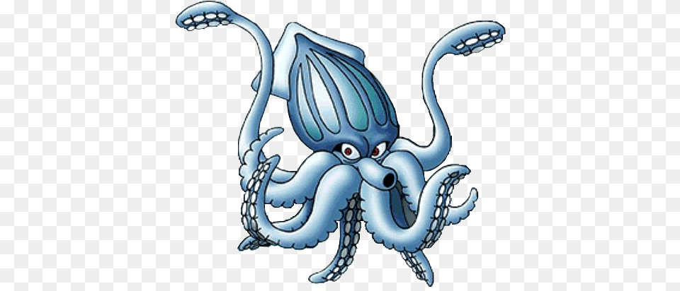 Dragon Quest Warrior Character King Squid King Squid Dragon Quest, Animal, Sea Life, Smoke Pipe Free Transparent Png