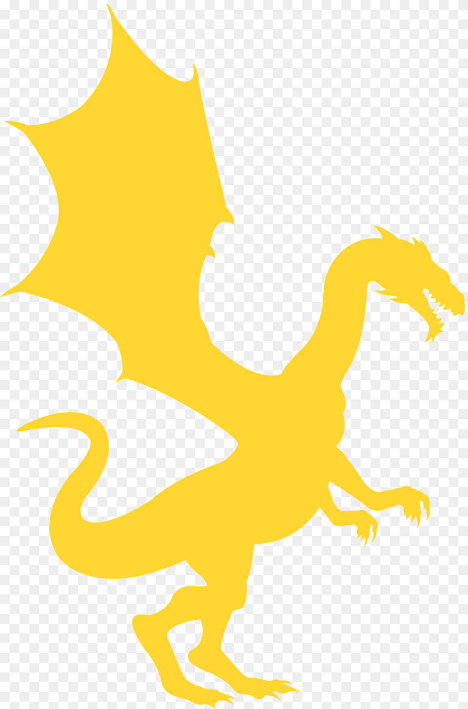 Dragon Silhouette, Animal, Fish, Sea Life, Shark Free Png Download