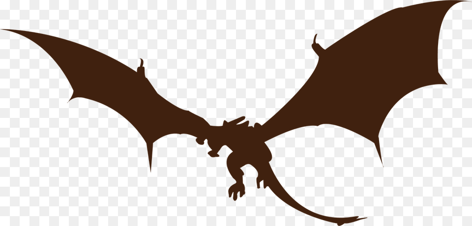 Dragon Silhouette Transparent, Person, Animal, Wildlife Free Png Download