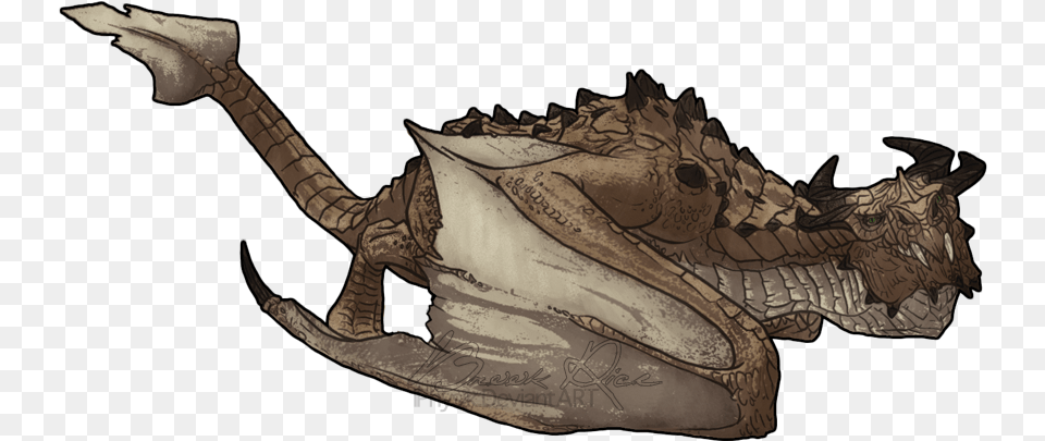 Dragon Skyrim Dragon Chibi, Animal, Fish, Sea Life, Shark Free Transparent Png