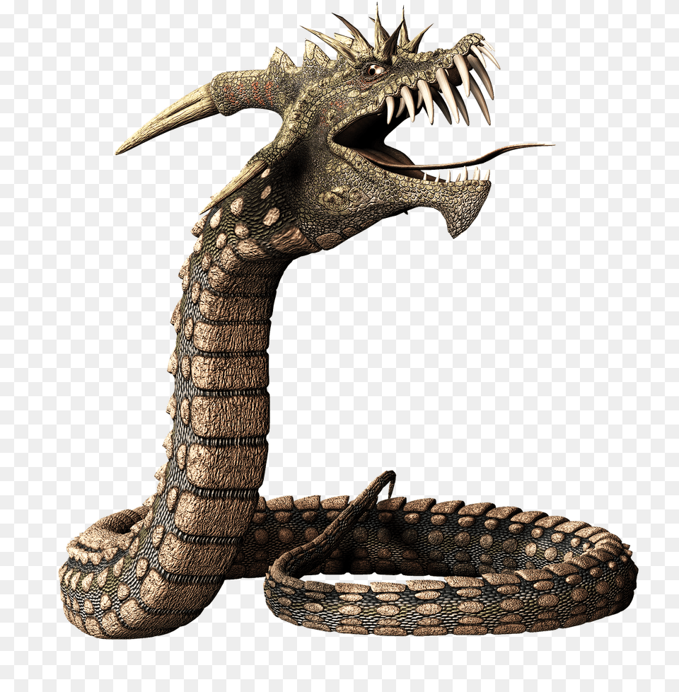 Dragon Snake, Animal, Dinosaur, Reptile Free Transparent Png