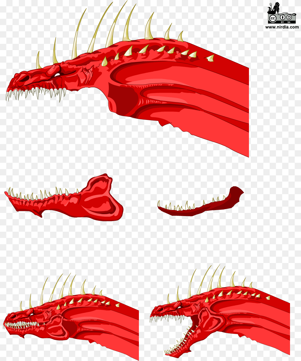 Dragon Sprite Parts Dragon Head Sprite Sheet, Animal, Dinosaur, Reptile, Fish Free Transparent Png