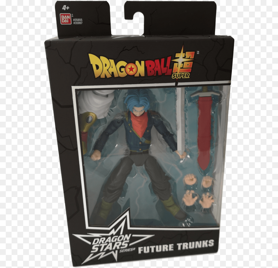 Dragon Stars Series Ball Super Future Trunks 6 Figure Dragon Stars Series Broly, Book, Comics, Publication, Adult Png Image