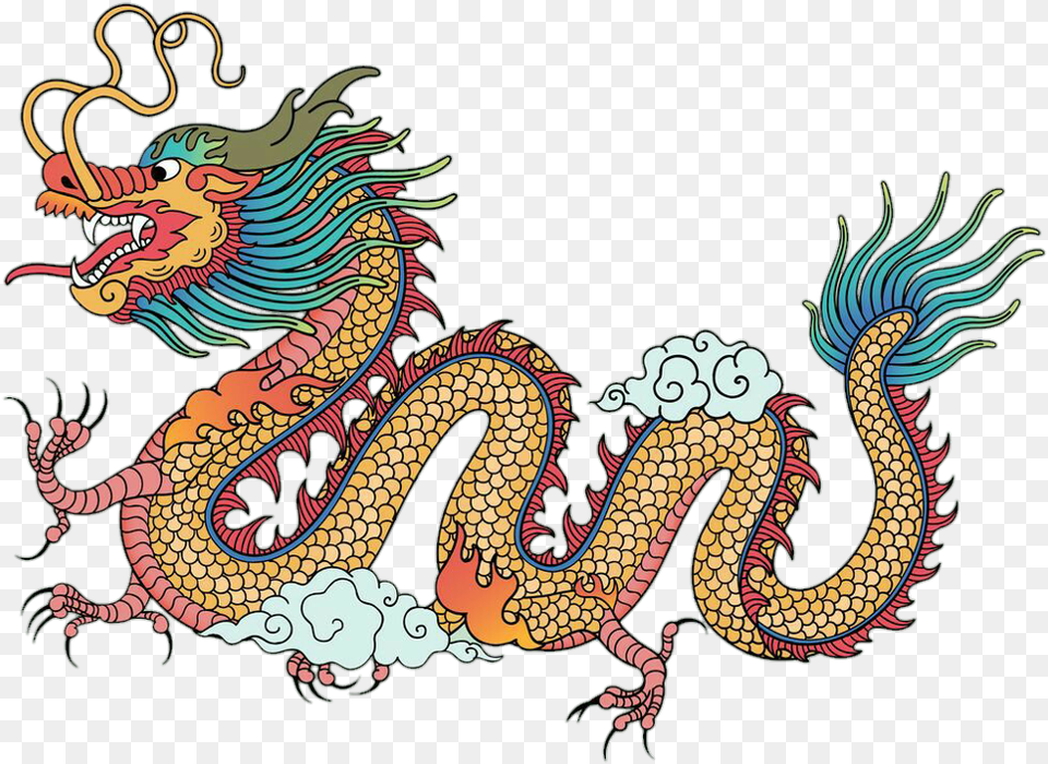 Dragon Sticker Shang Dynasty Art, Pattern Free Png
