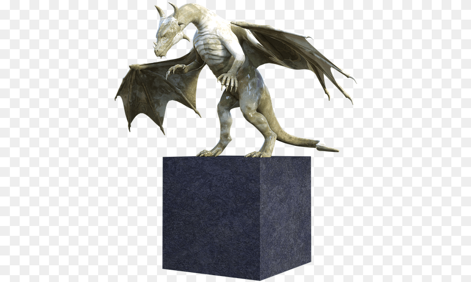 Dragon Stone Mythical Creatures Statue Animal Statue, Accessories, Horse, Mammal, Art Free Png