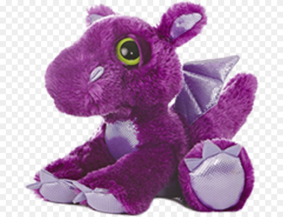Dragon Stuffed Animal, Purple, Toy, Plush Free Png