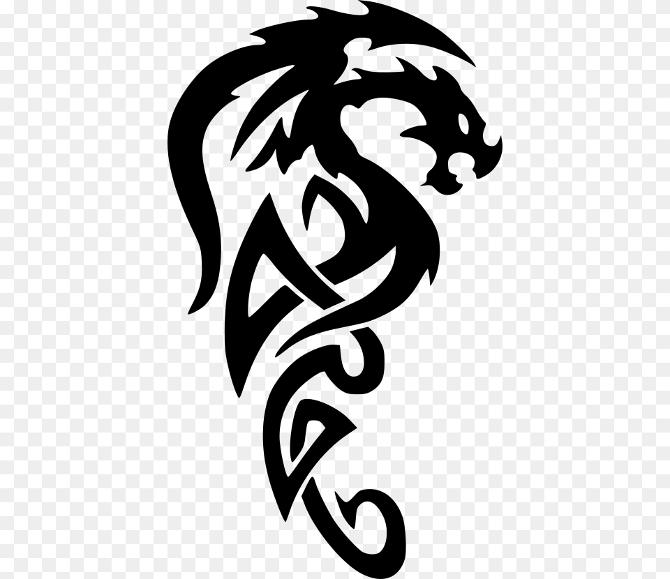 Dragon Symbol Transparent Background, Stencil, Animal, Kangaroo, Mammal Free Png