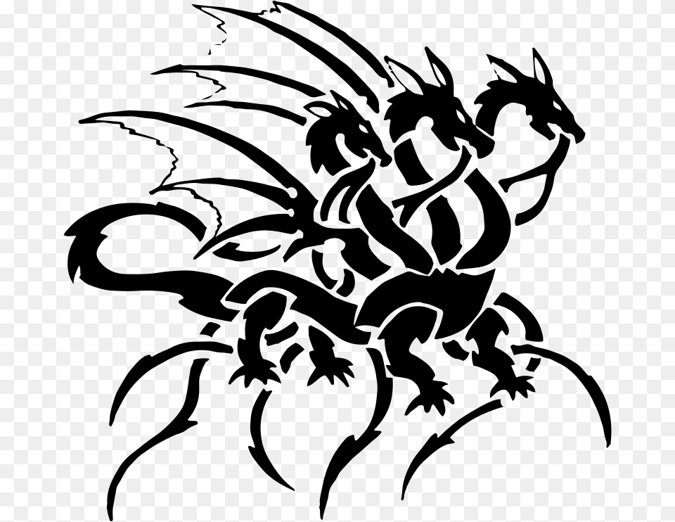Dragon Tattoo Daenerys Targaryen Clip Art Portable Network Graphics, Gray Free Png Download