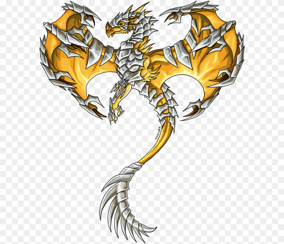 Dragon Tattoo Dragon Tattoo Transparent Metallic Dragon Gold Png Image