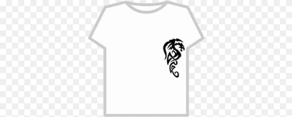 Dragon Tattoo Transparent T Shirt Roblox 2 Robux, Clothing, T-shirt Free Png