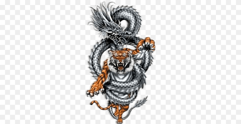 Dragon Tigre Pictures Images And Photos Mehr Japanese Dragon Fighting A Tiger, Animal, Reptile, Snake Png Image