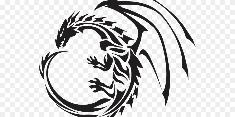 Dragon Tribal Tattoo Png