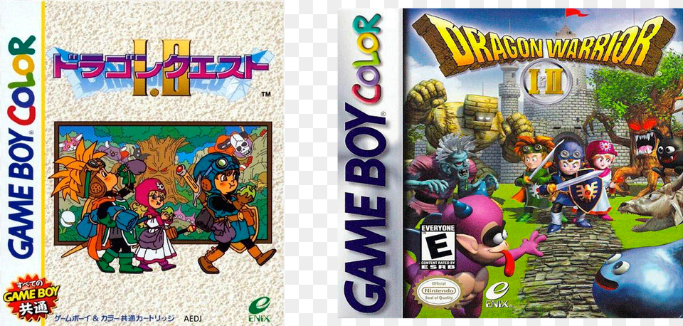 Dragon Warrior I Amp Ii Game Boy Color Cover, Baby, Person, Book, Publication Png