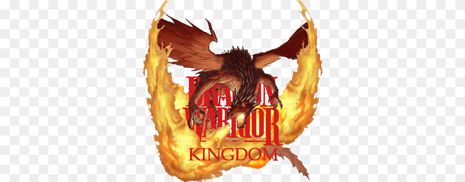 Dragon Warrior Kingdom Dragon Warriors Hd Logo, Book, Publication, Animal, Bird Free Png Download