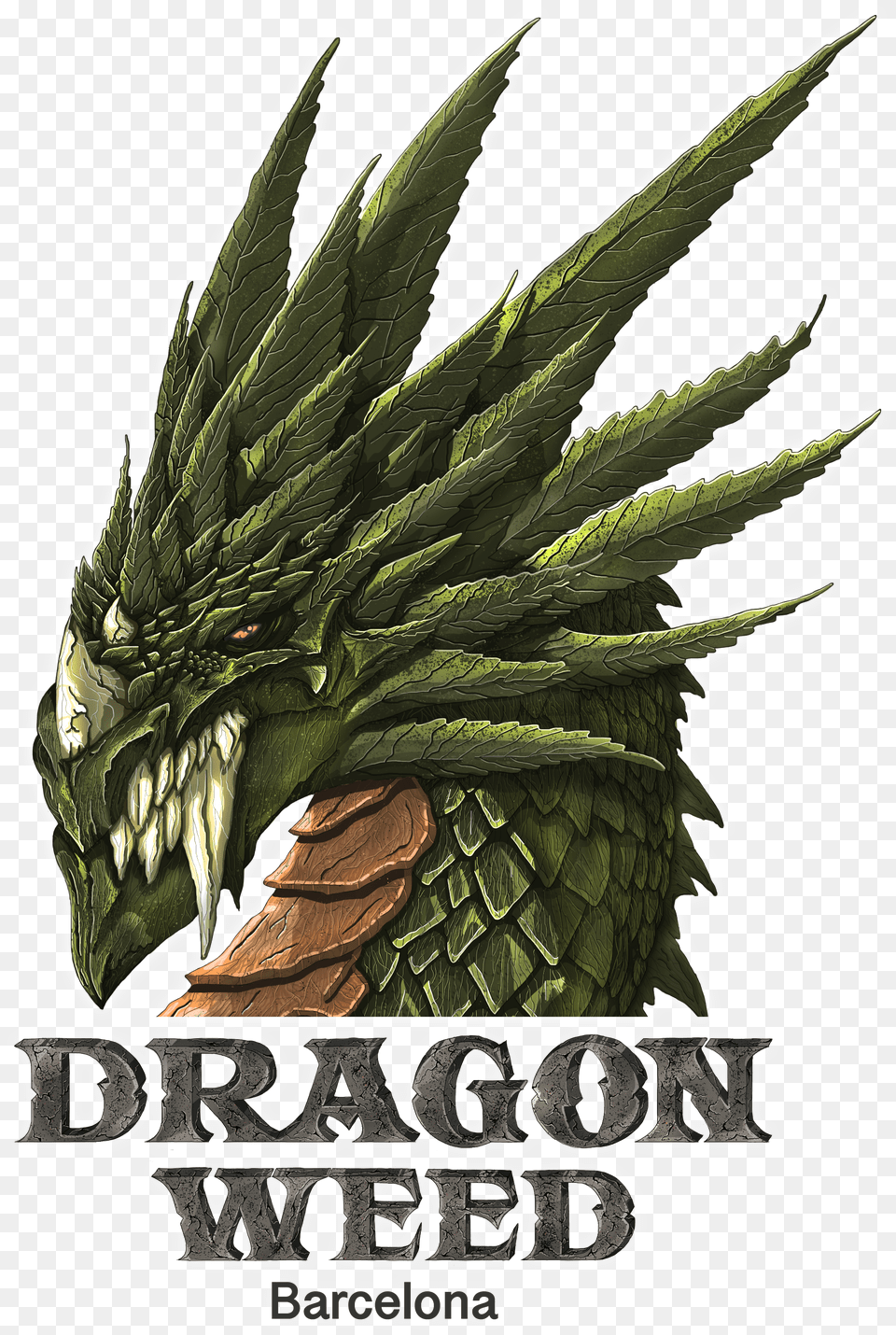 Dragon Weed Cannabis Club Dragon Weed Barcelona Poster Png