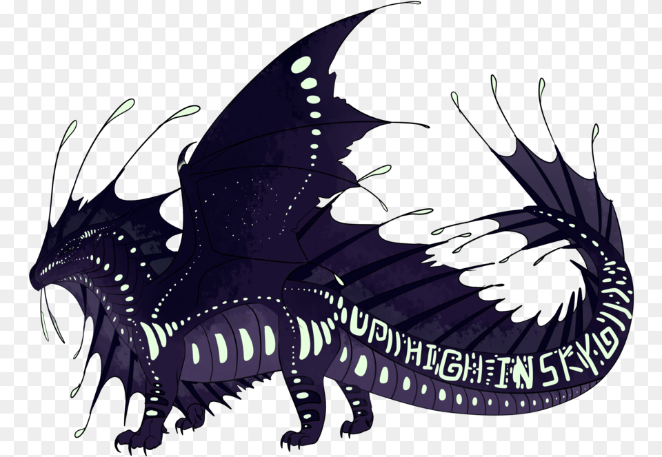 Dragon Wings Of Fire Fire Breathing Art Wings Of Fire Abysswings Free Transparent Png