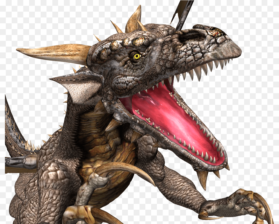 Dragon With Mouth Dragon, Animal, Dinosaur, Reptile Free Png Download