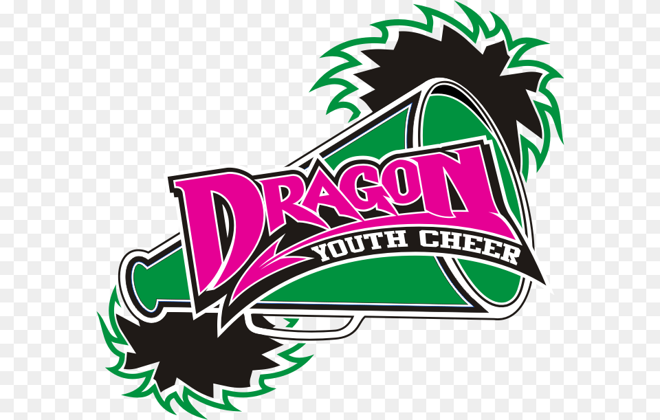 Dragon Youth Cheer Logo Top Dragons Cheer, Sticker, Dynamite, Weapon Png