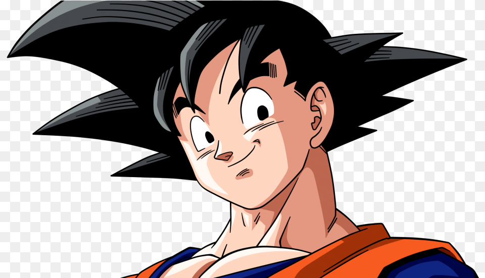 Dragonball Z Clipart Goku Looking At Camera, Publication, Book, Comics, Person Png