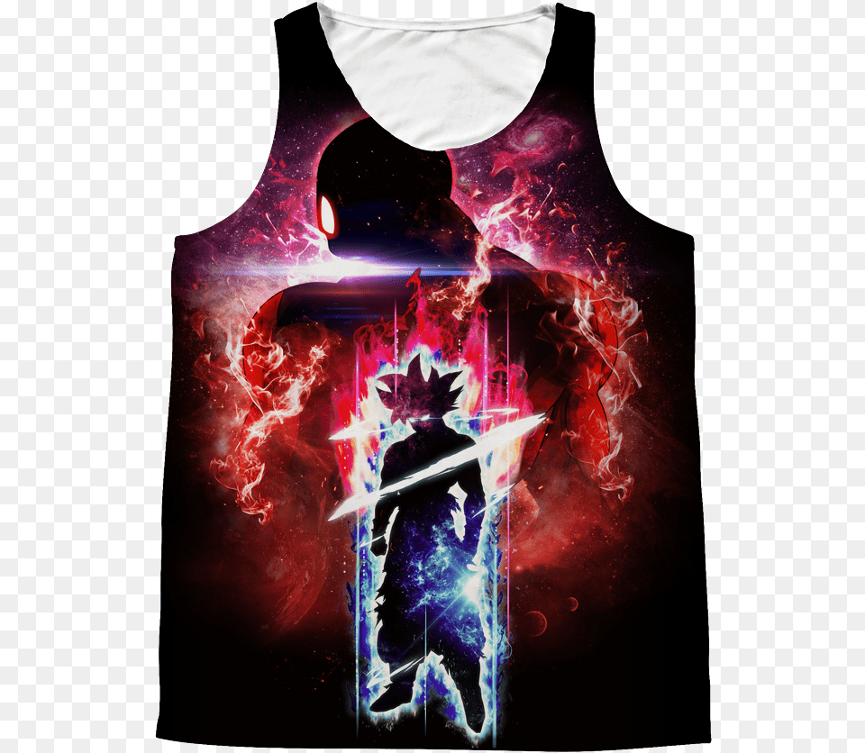 Dragonballsuper Goku Vs Jiren, Clothing, Vest, Tank Top, Person Png